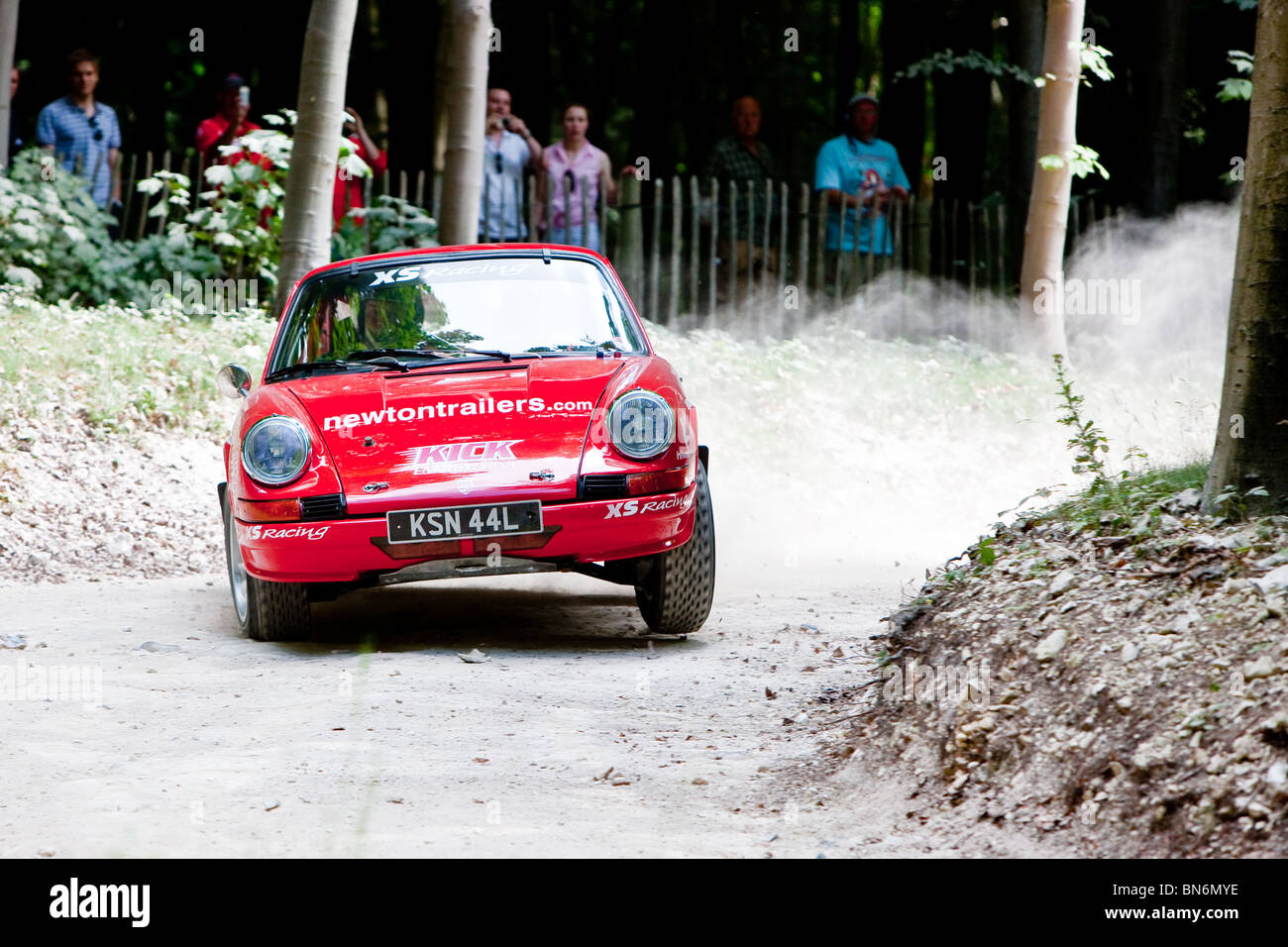 Porsche 911 RS sur l'étape de rallye à l'occasion du Festival of Speed de Goodwood, 2010 Banque D'Images