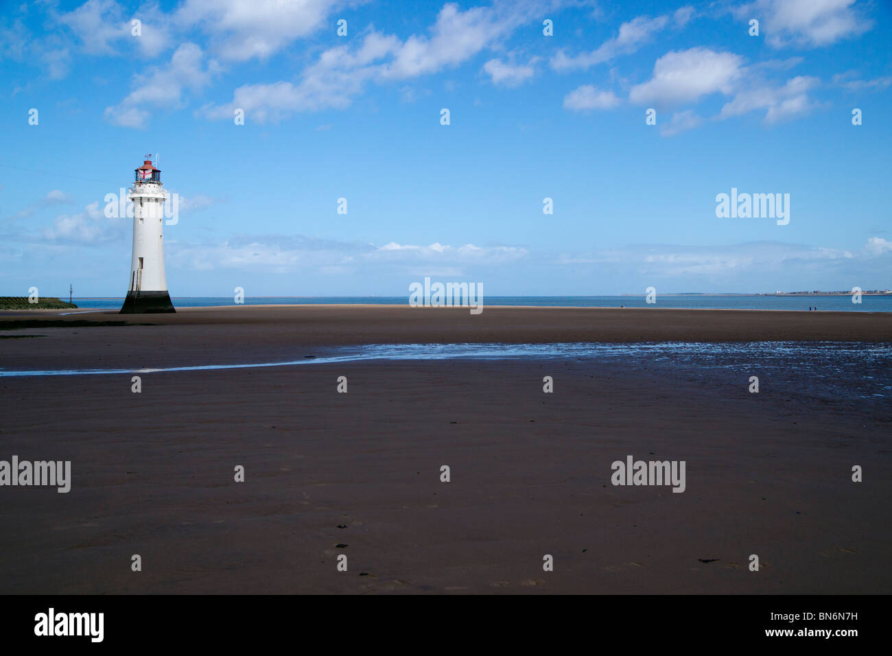 New Brighton, sur la côte de Wirral un populaire sea side resort à Wallasey depuis l'époque victorienne. Maintenant à la régénération (2010) Banque D'Images
