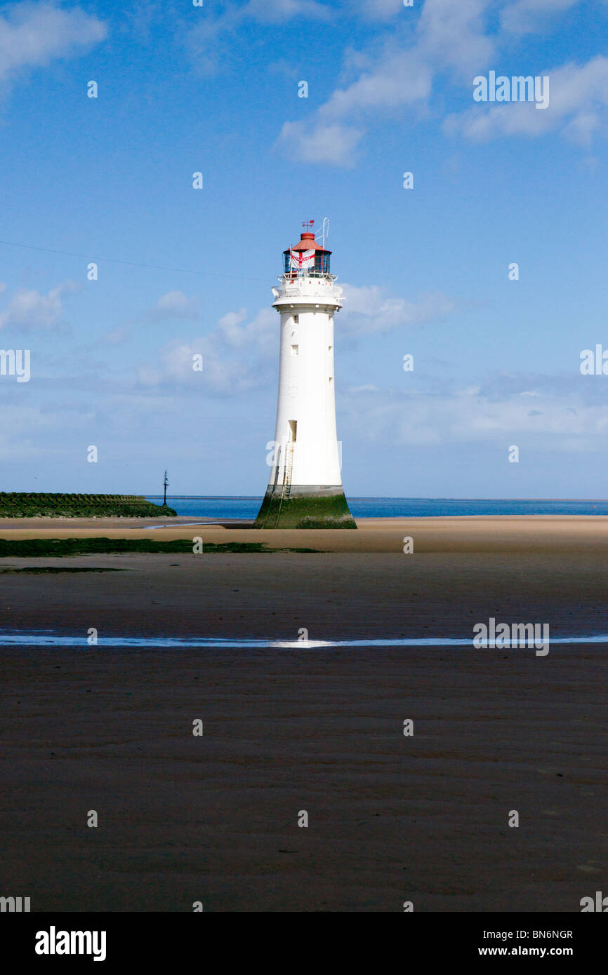 New Brighton, sur la côte de Wirral un populaire sea side resort à Wallasey depuis l'époque victorienne. Maintenant à la régénération (2010) Banque D'Images