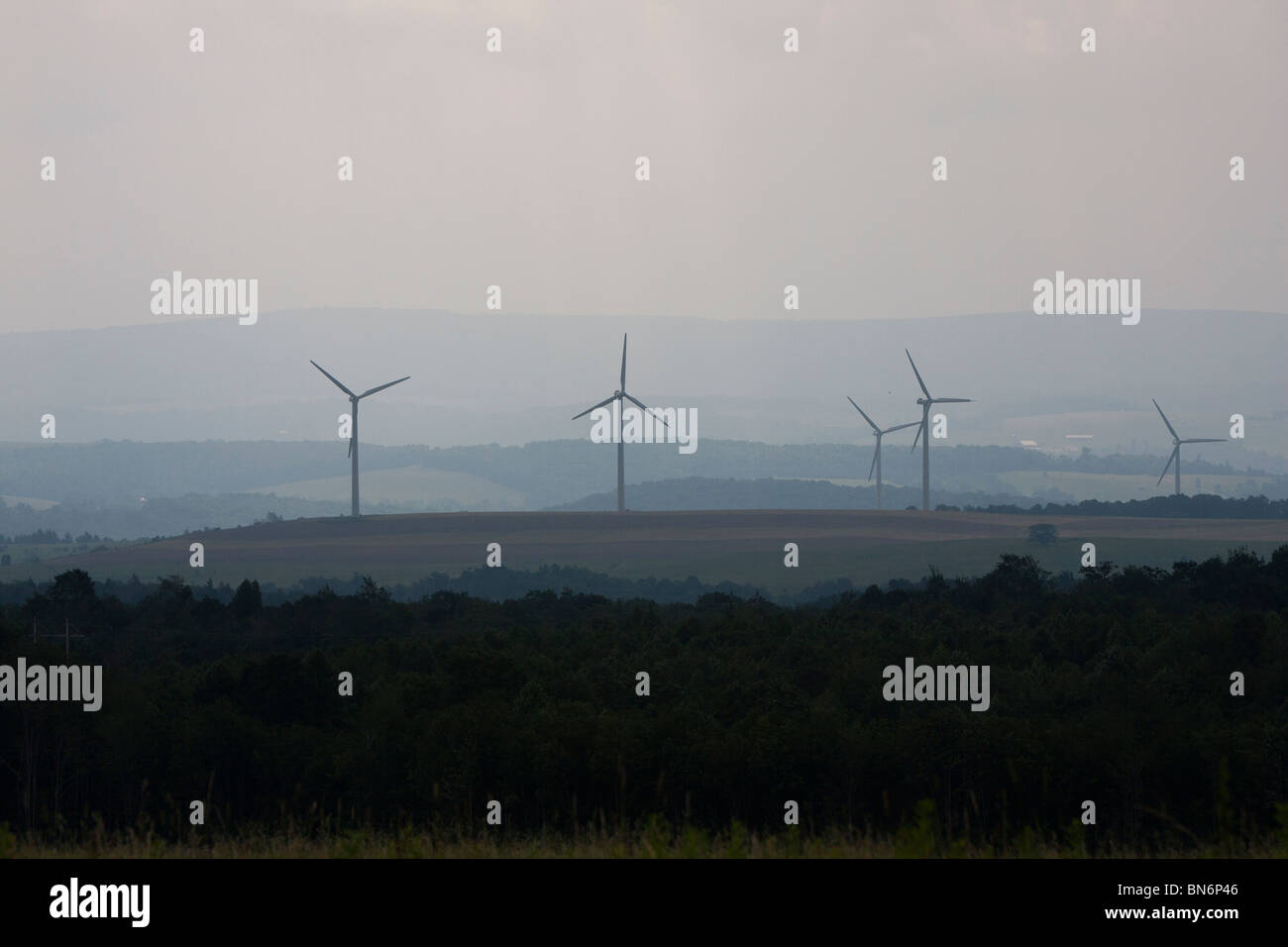 L'énergie éolienne une source d'énergie renouvelable. Banque D'Images L'énergie éolienne une source d'énergie renouvelable. Banque D'Images