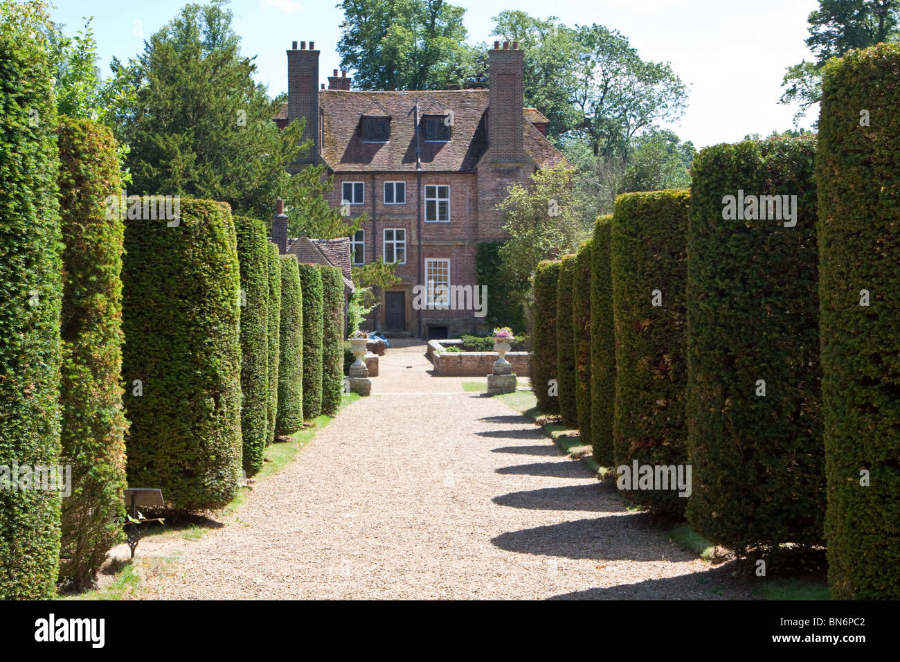 Groombridge Place et l'Avenue d'arbres Banque D'Images