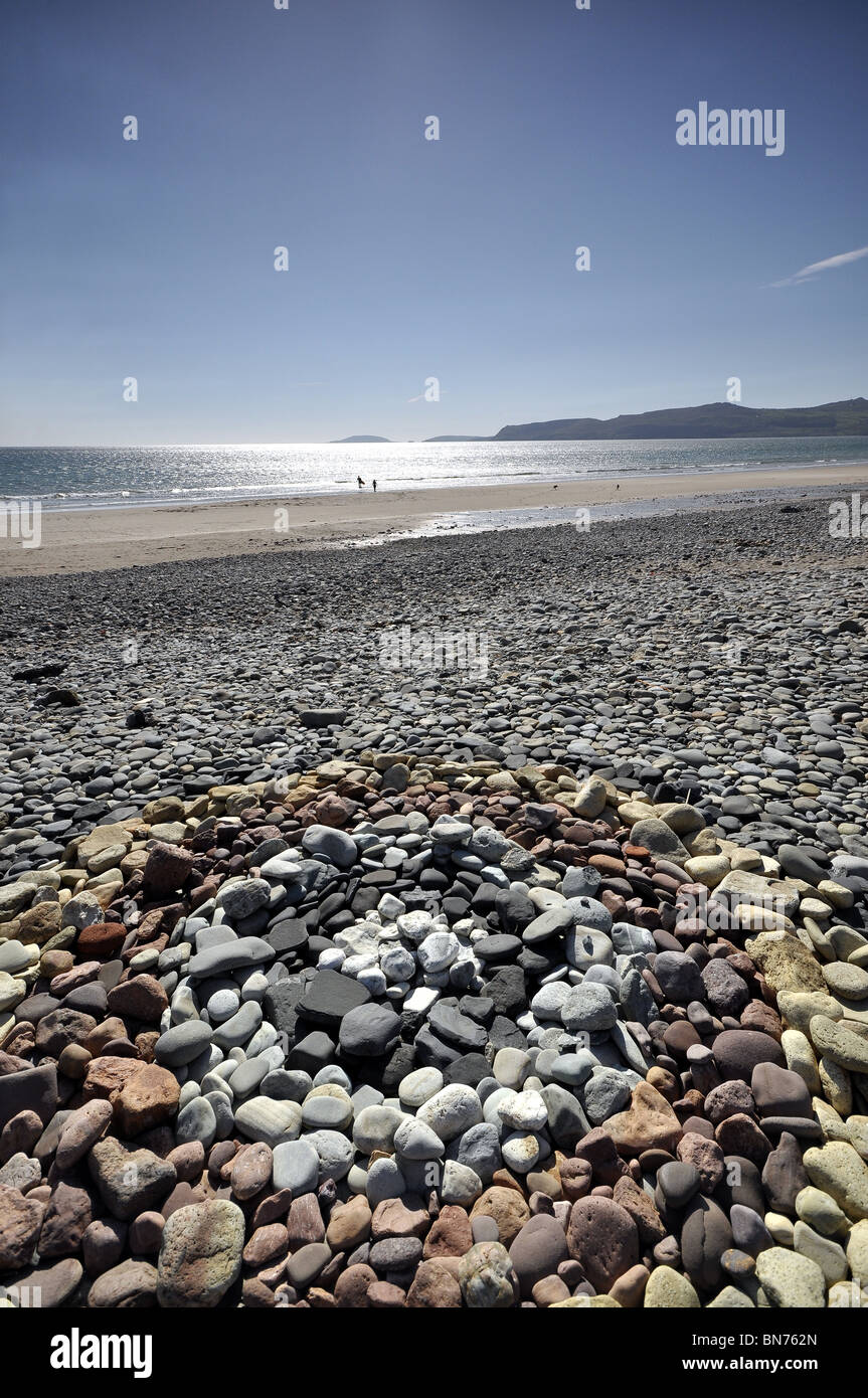 La bouche de l'enfer ou la péninsule de Lleyn Porth Neigwl North West Wales UK Banque D'Images