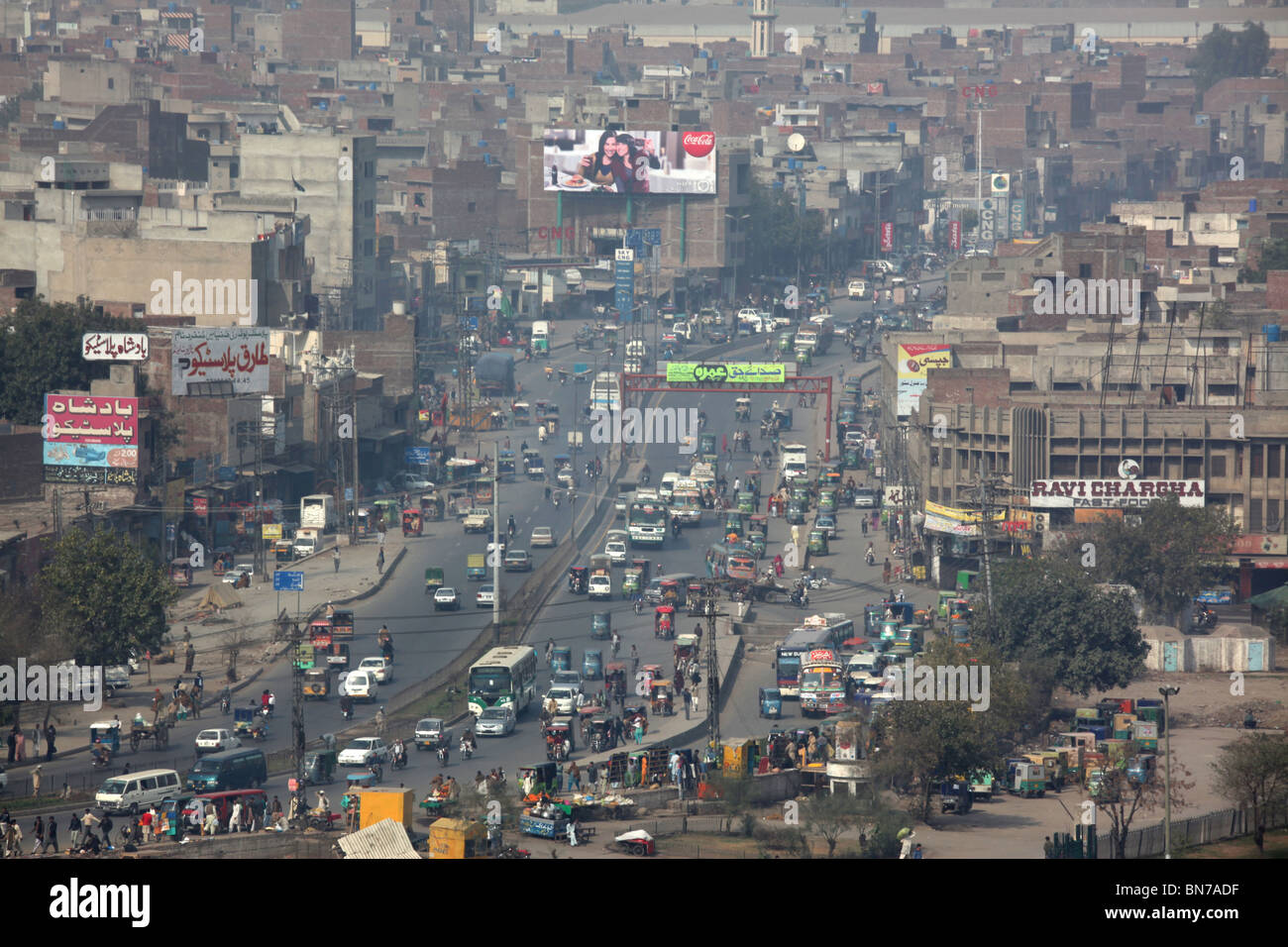 Vue sur la ville de Lahore, Pakistan Photo Stock Alamy