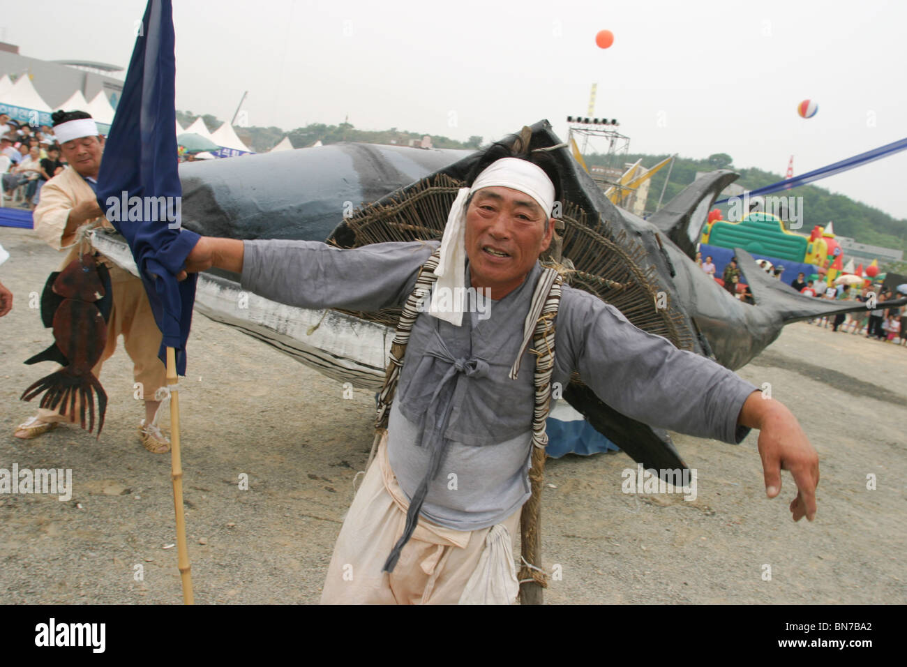 Ulsan whale Festival, célébration de baleines et à la chasse à la baleine/ la chasse à la baleine, à Ulsan, en Corée du Sud. Banque D'Images