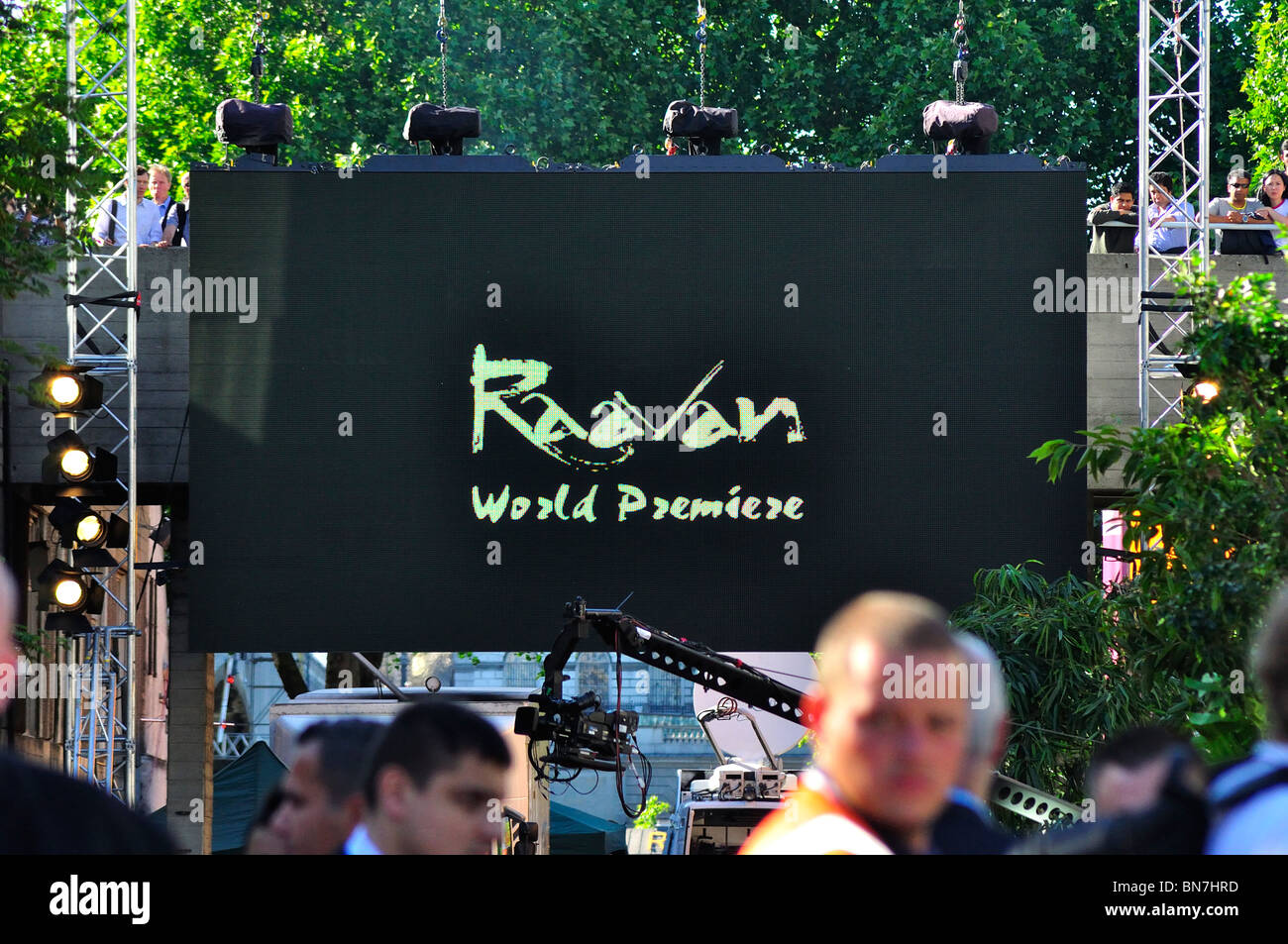 Raavan Première Mondiale au British Film Institute, Londres Banque D'Images