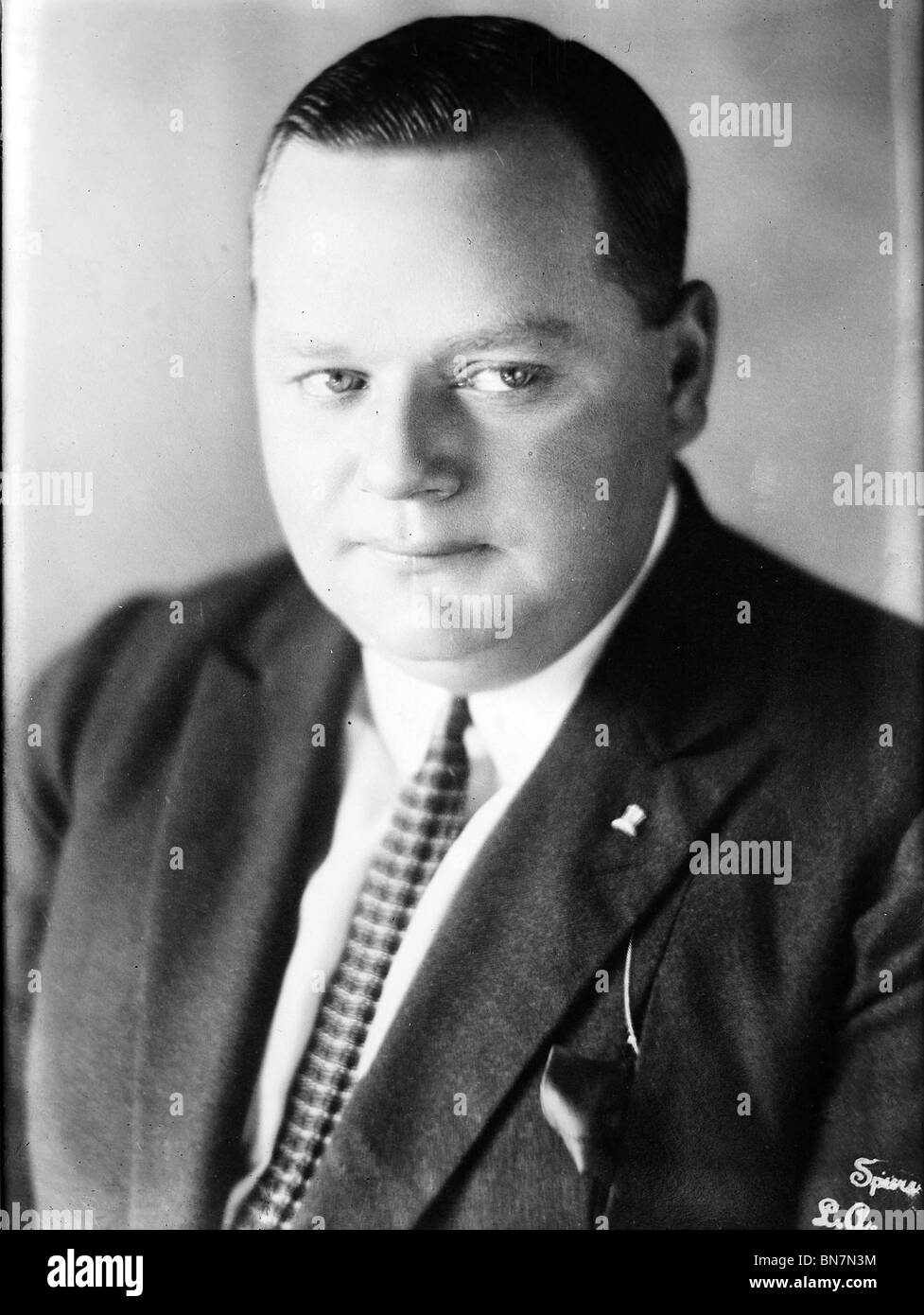 ROSCOE 'FATTY' ARBUCKLE (portrait) Banque D'Images