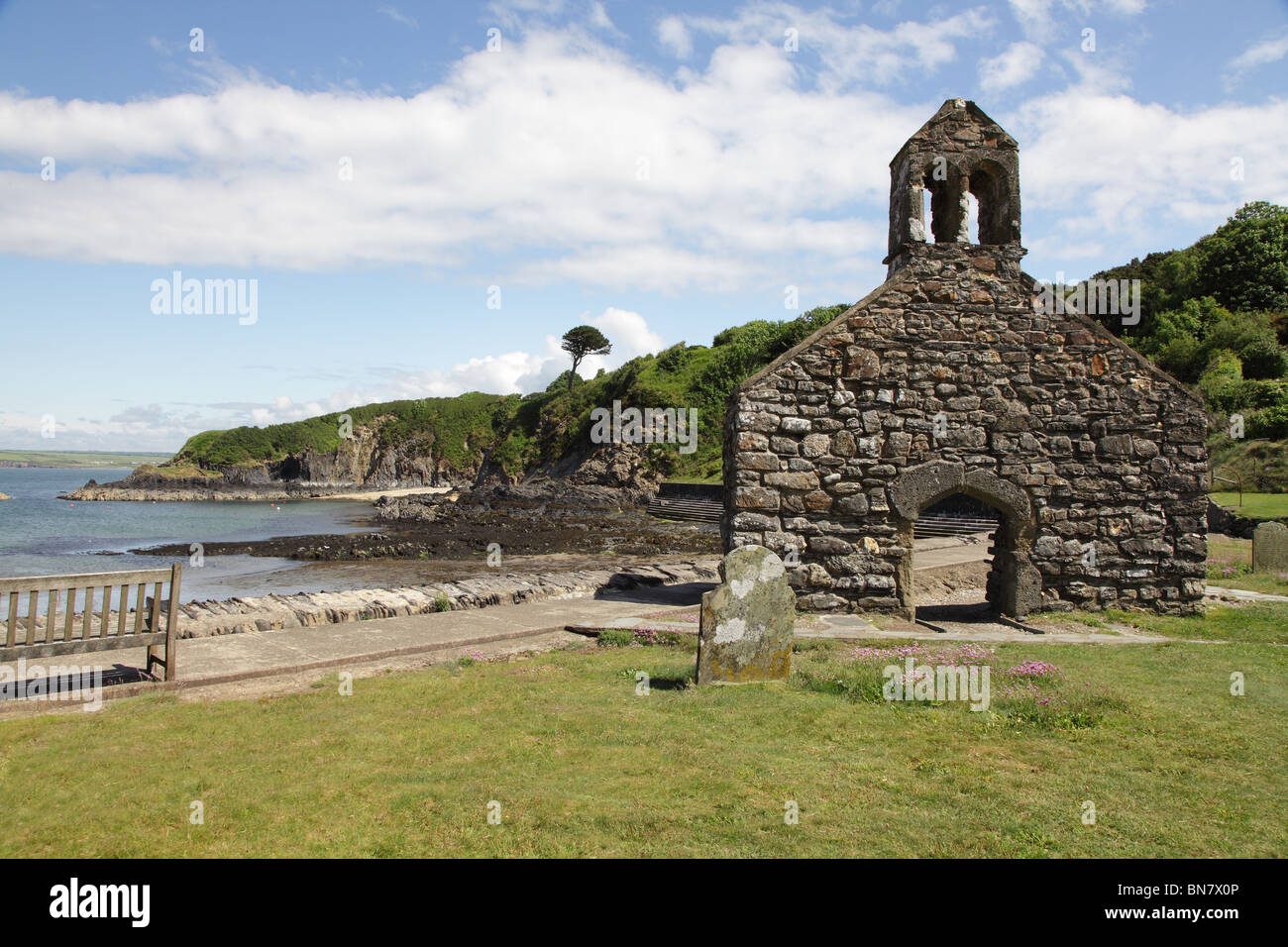 Mcg-AN-EGLWYS. PEMBROKESHIRE. Le Pays de Galles. UK Banque D'Images