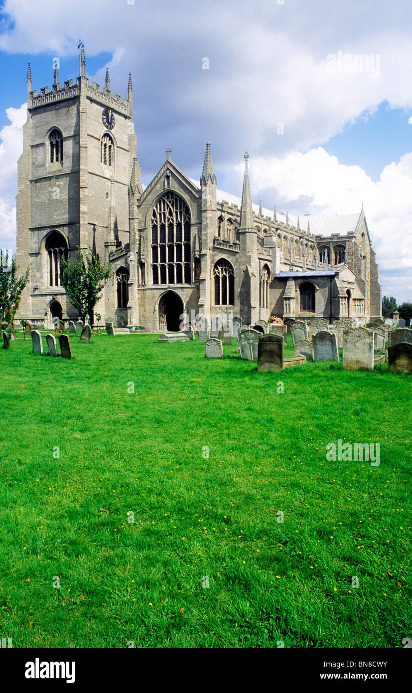 Terrington Saint Clement Parish Church, Norfolk England UK English églises médiévales tours tour Banque D'Images