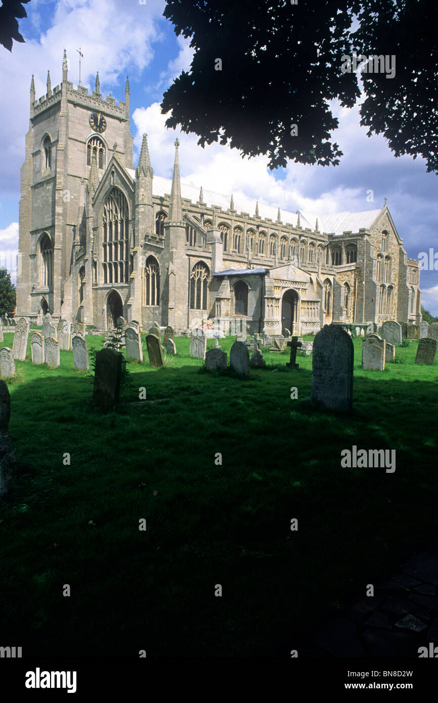 Terrington Saint Clement Parish Church, Norfolk England UK English églises médiévales tours tour Banque D'Images