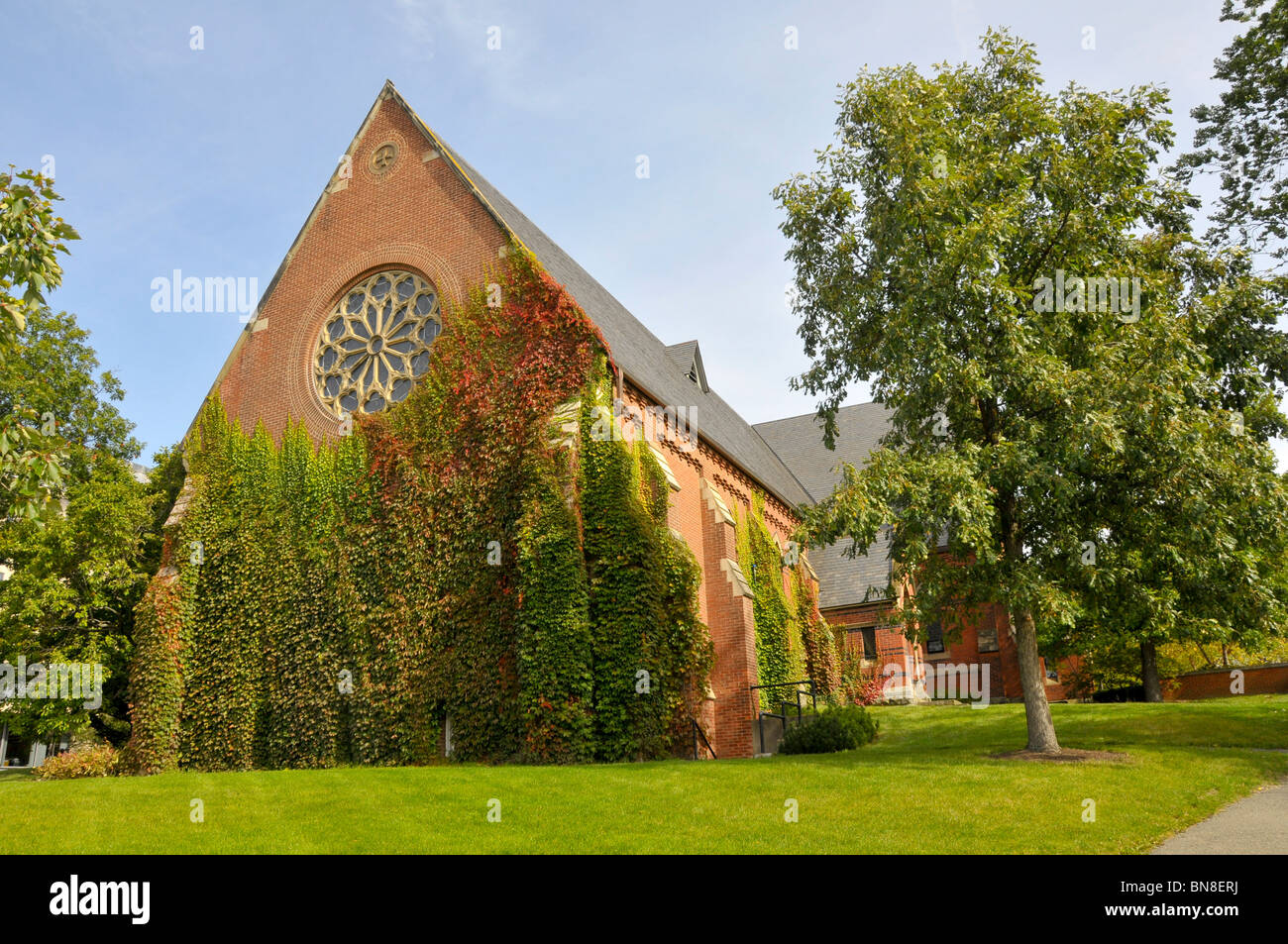 Campus de l'Université Cornell Chapelle Sage Ithaca New York Finger Lakes Region Banque D'Images Campus de l'Université Cornell Chapelle Sage Ithaca New York Finger Lakes Region Banque D'Images