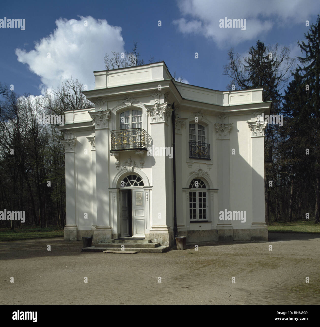 Pagodenburg, Schloss Nymphenburg Bavière. Terminé 1719 conçu par Joseph Effner à une commission d'Électeur Max Emanuel Banque D'Images