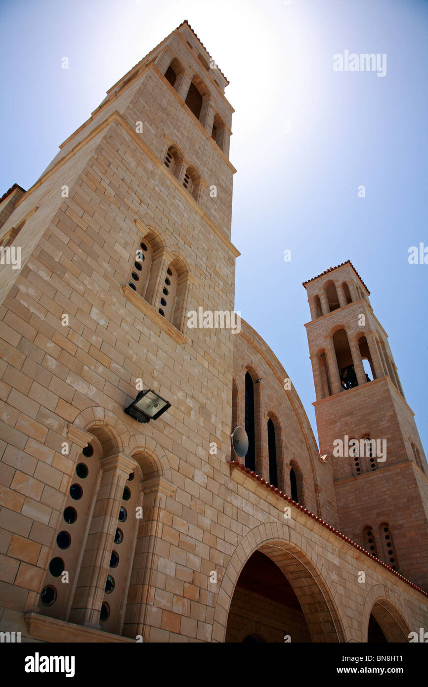 La cathédrale orthodoxe d'Agioi Anargyroi Pafos Chypre Union Européenne UE Banque D'Images