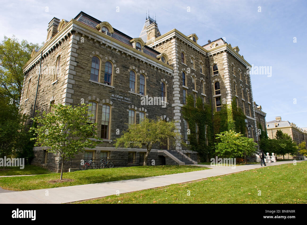 McGraw Hall Cornell University Ithaca Campus New York Finger Lakes Region Banque D'Images McGraw Hall Cornell University Ithaca Campus New York Finger Lakes Region Banque D'Images