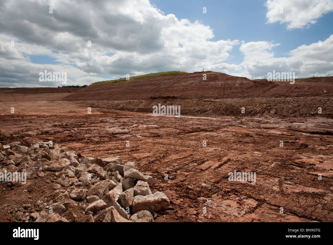 Le circuit de Donington Park, accueil de la British Grand Prix Moto, Castle Donington, Derby Banque D'Images