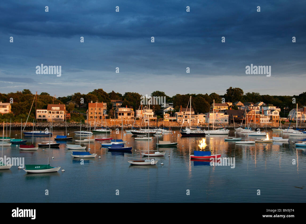 Ville de Rockport Massachusetts Banque D'Images