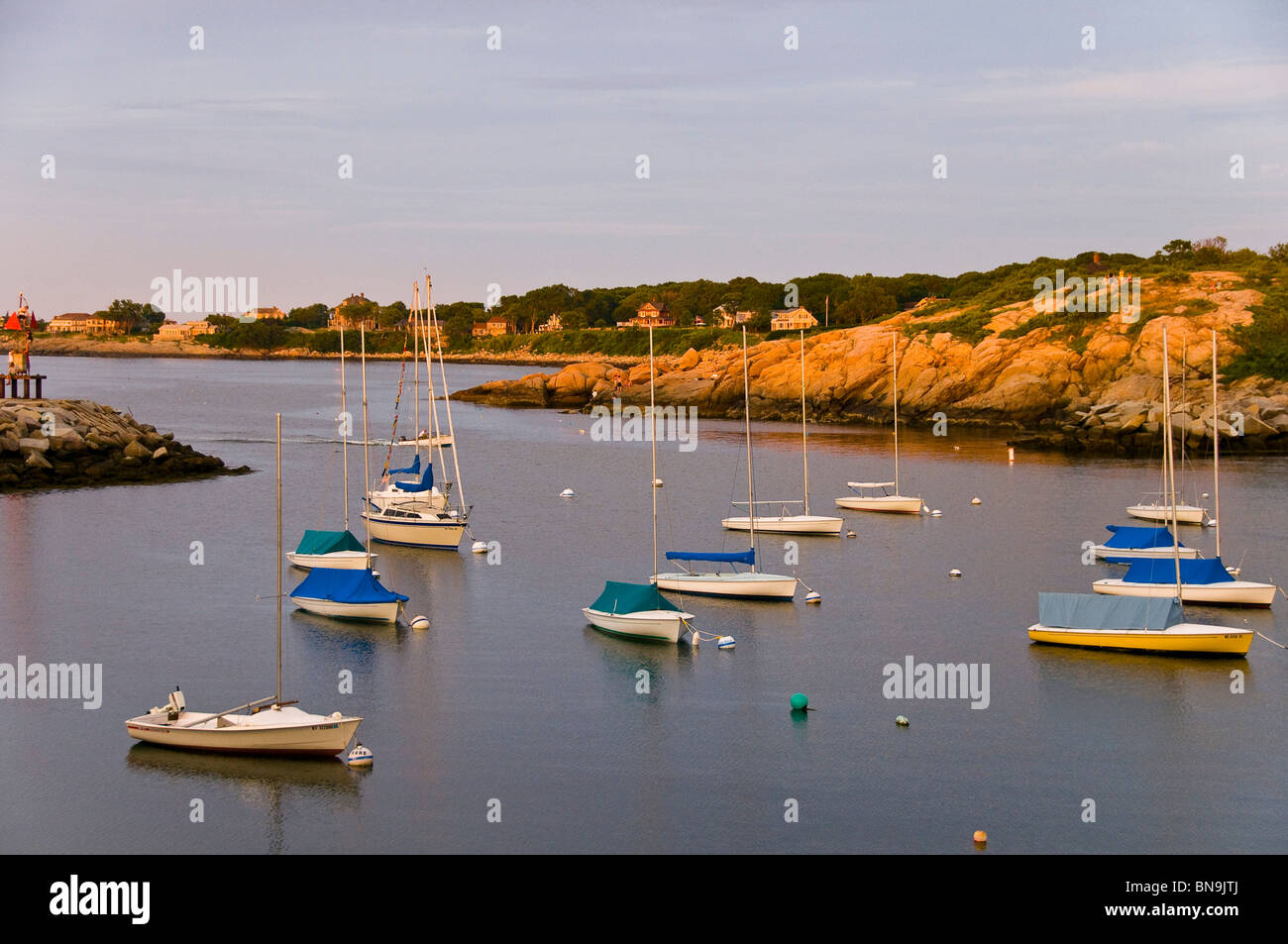 Port de la ville de Rockport Massachusetts Banque D'Images
