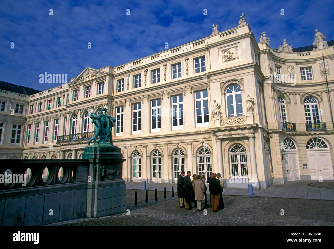 Palais de Charles de Lorraine, Musée d'Art Moderne, de la Place du Musée, ville de Bruxelles, Bruxelles, Bruxelles-Capitale, Belgique, Europe Banque D'Images