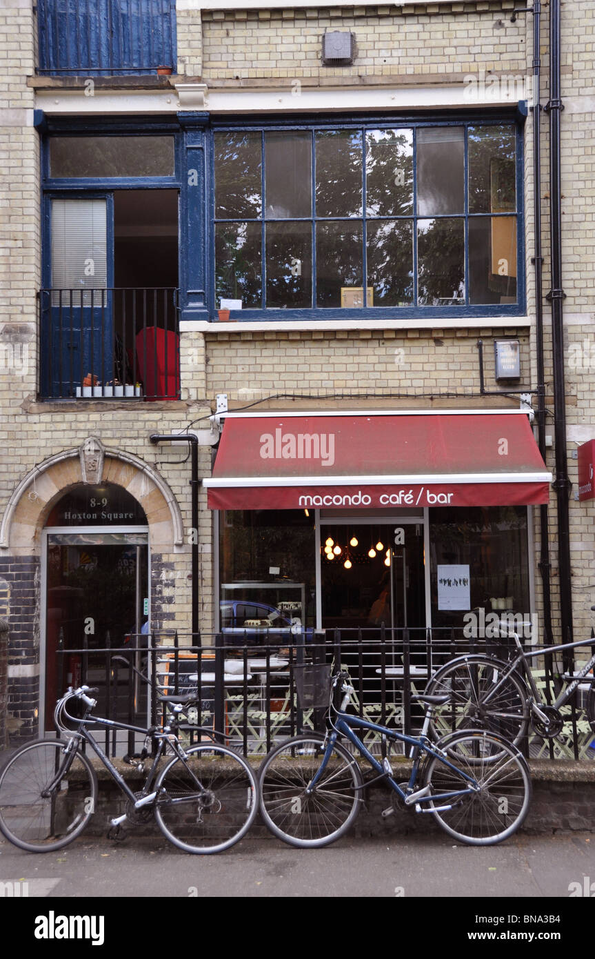 Macondo Cafe Hoxton Square London England UK Banque D'Images
