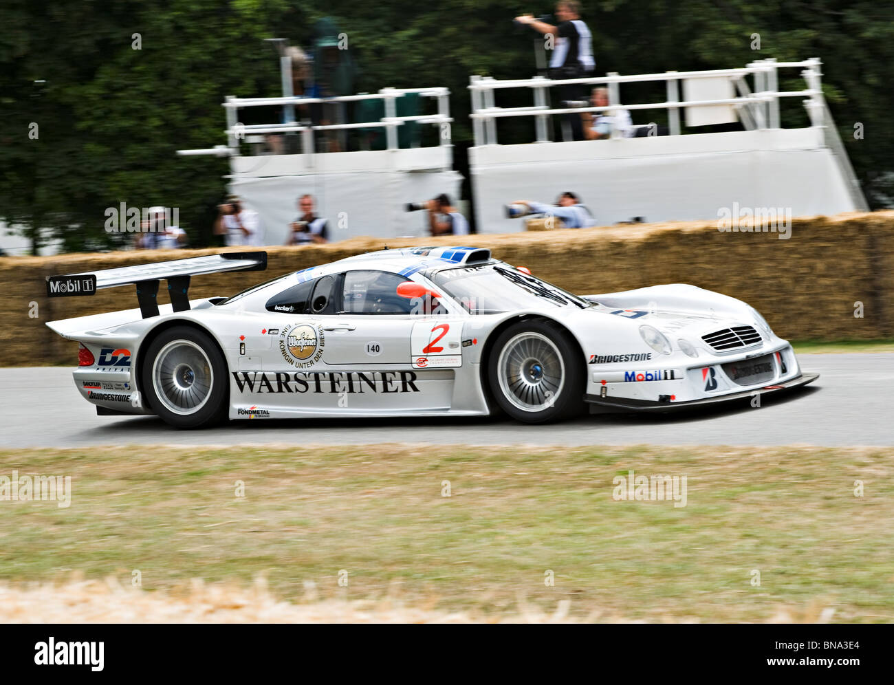 Mercedes CLK GTR LM Voiture de course Sport à Goodwood Festival of Speed West Sussex England United Kingdom UK Banque D'Images