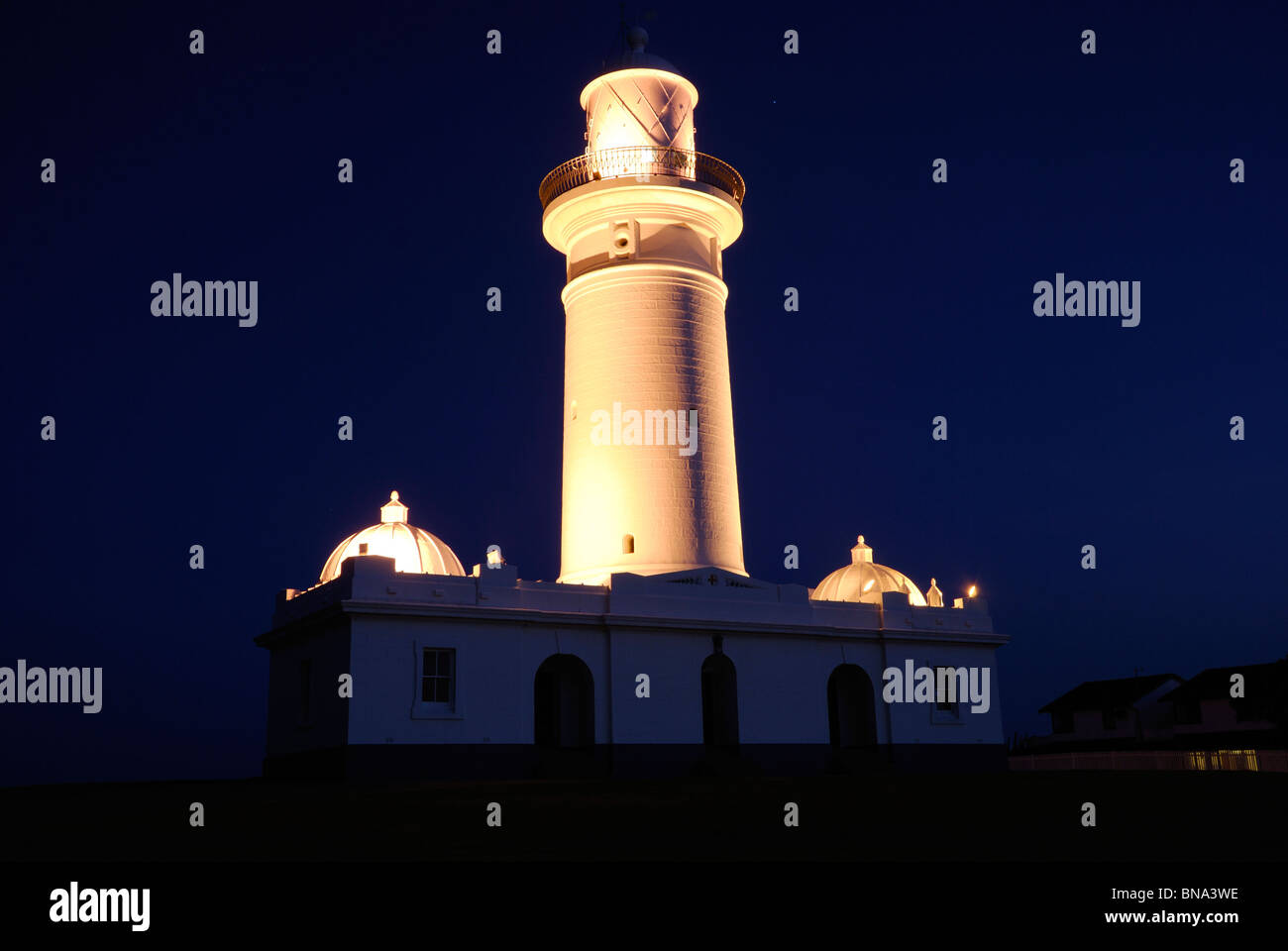 Photographie de phare de Macquarie. Banque D'Images