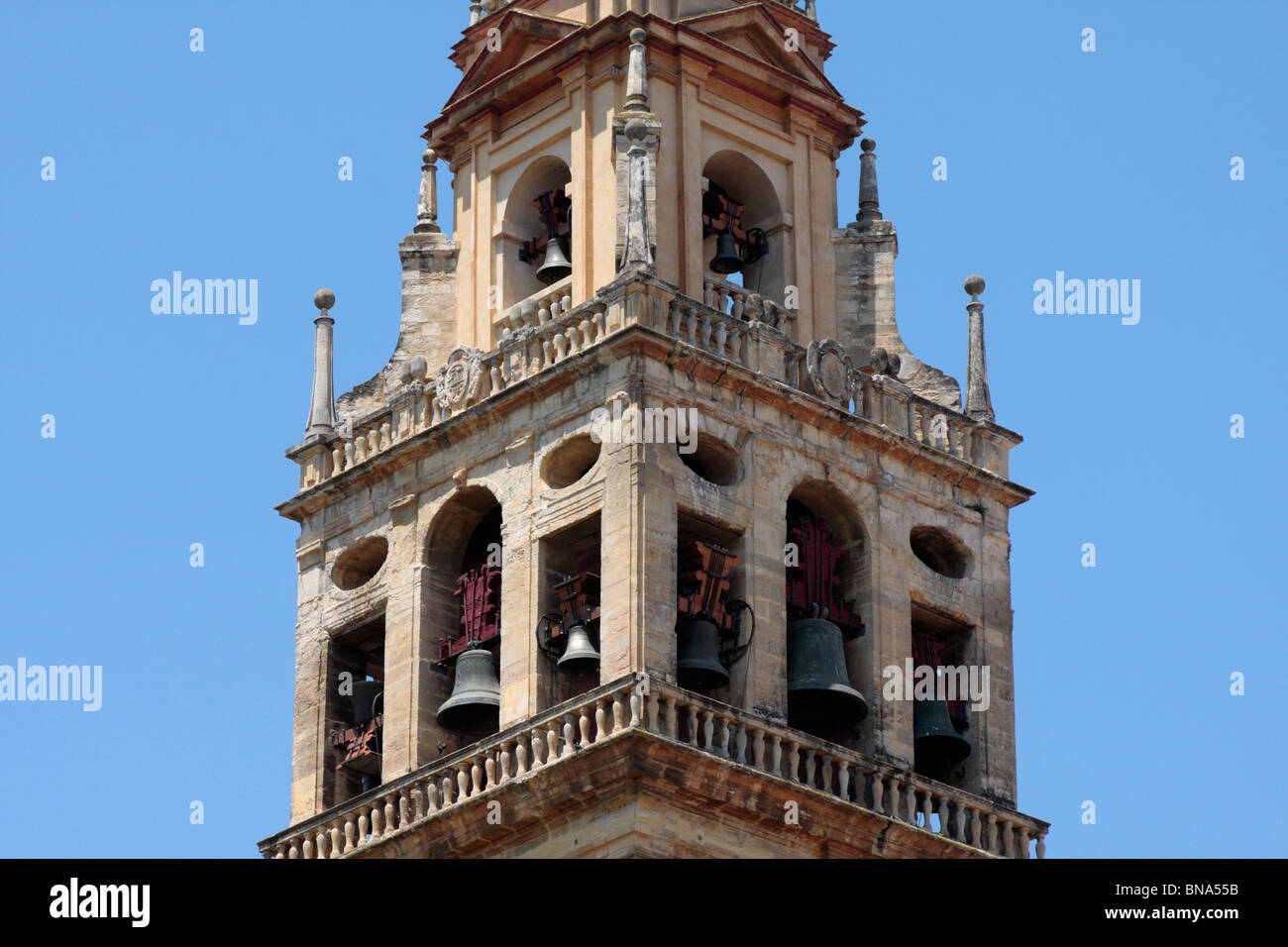 Le beffroi de la cathédrale de Cordoue Andalousie Espagne Europe Banque D'Images