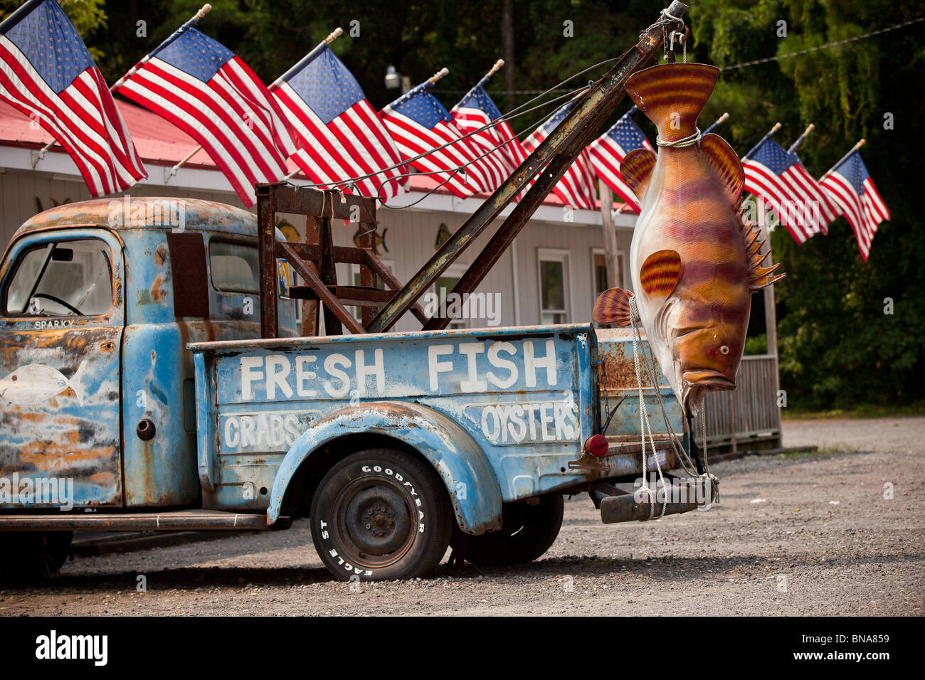 Poisson camion de la caroline du sud Banque de photographies et d