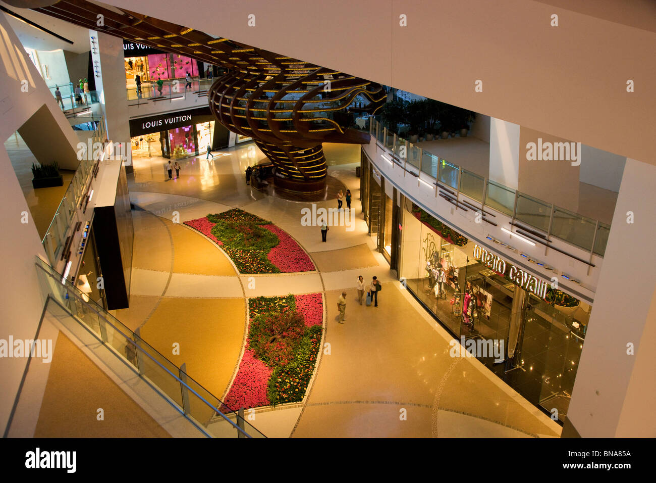 Vente au détail et de divertissement de cristaux, centre-ville, Las Vegas, Nevada. Banque D'Images