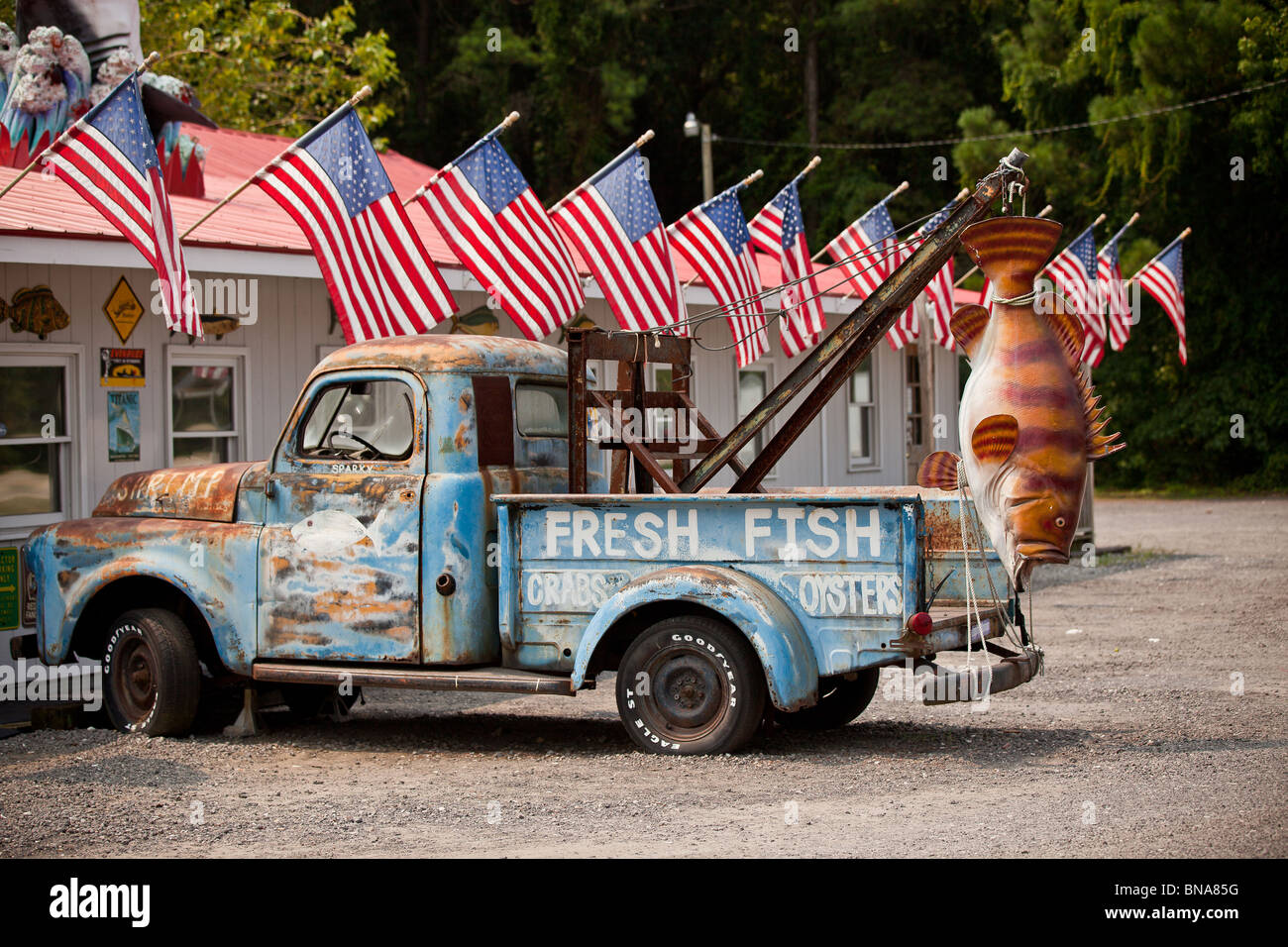 Poisson camion de la caroline du sud Banque de photographies et d