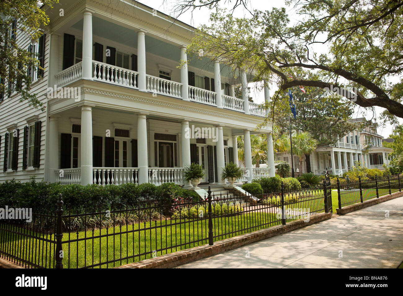 William Doyle Morgan House, une maison géorgienne historique de Georgetown, SC. Banque D'Images