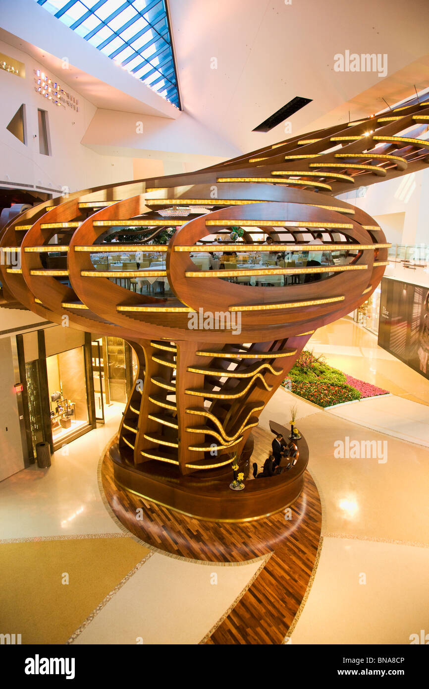 Vente au détail et de divertissement de cristaux, centre-ville, Las Vegas, Nevada. Banque D'Images