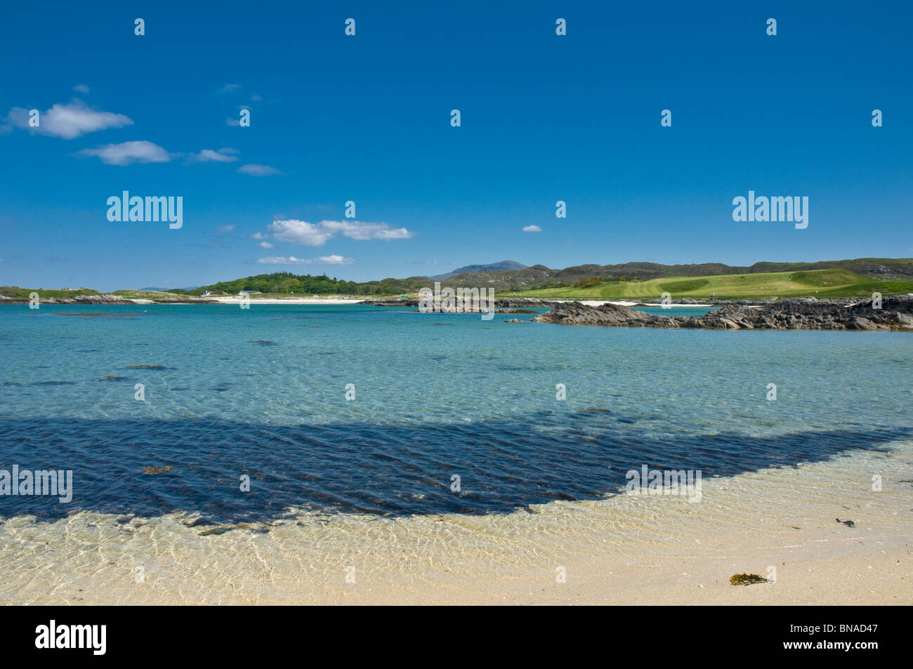 Lon Liath Beach Portnaluchaig nr Morar Highland Ecosse Banque D'Images