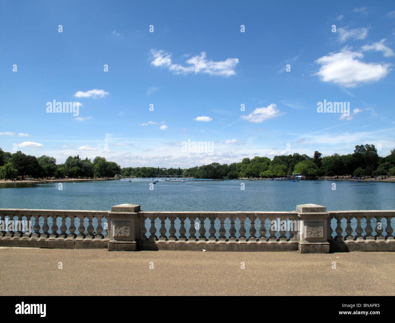 Serpentine de Hyde Park London Banque D'Images