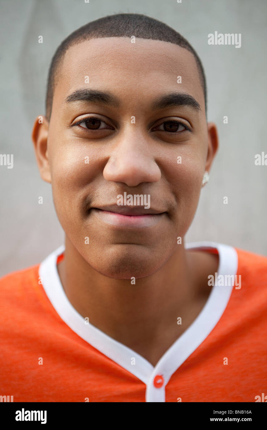 Portrait d'un jeune homme Banque D'Images