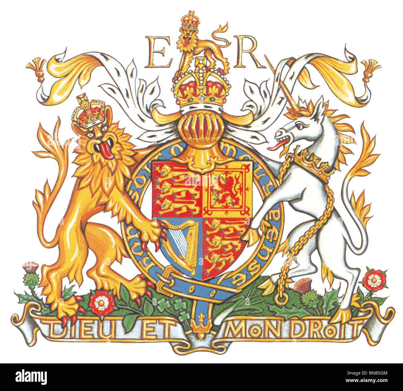 Armoiries Royales Du Royaume Uni Photo Stock Alamy