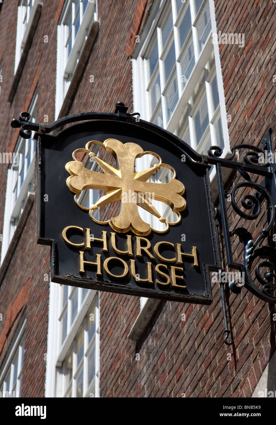 Inscrivez-vous sur Church House, Westminster, Londres Banque D'Images