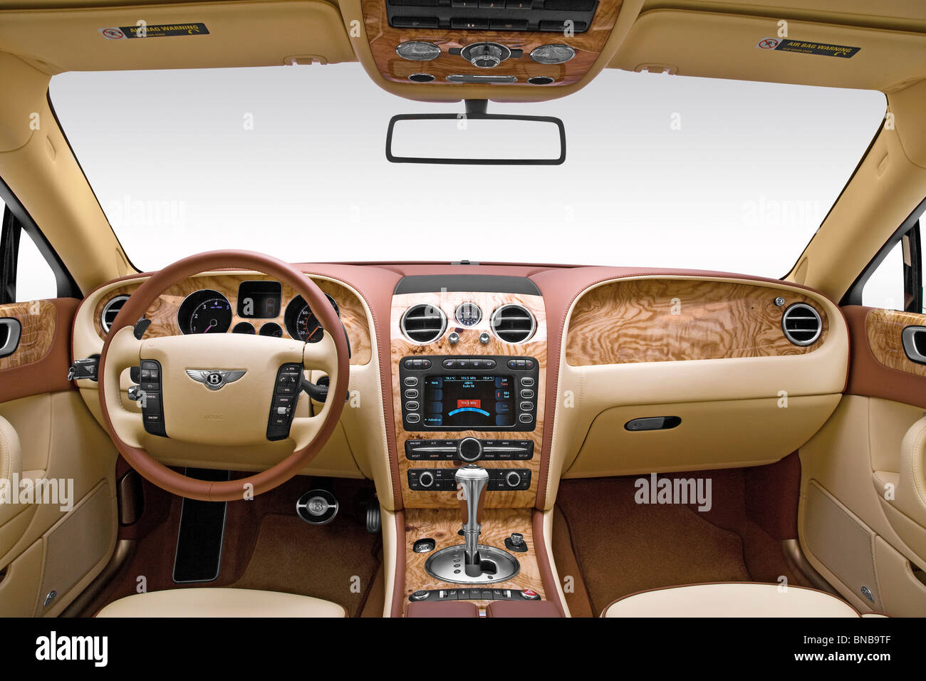 Bentley Continental Flying Spur Magnolia Banque D'Images