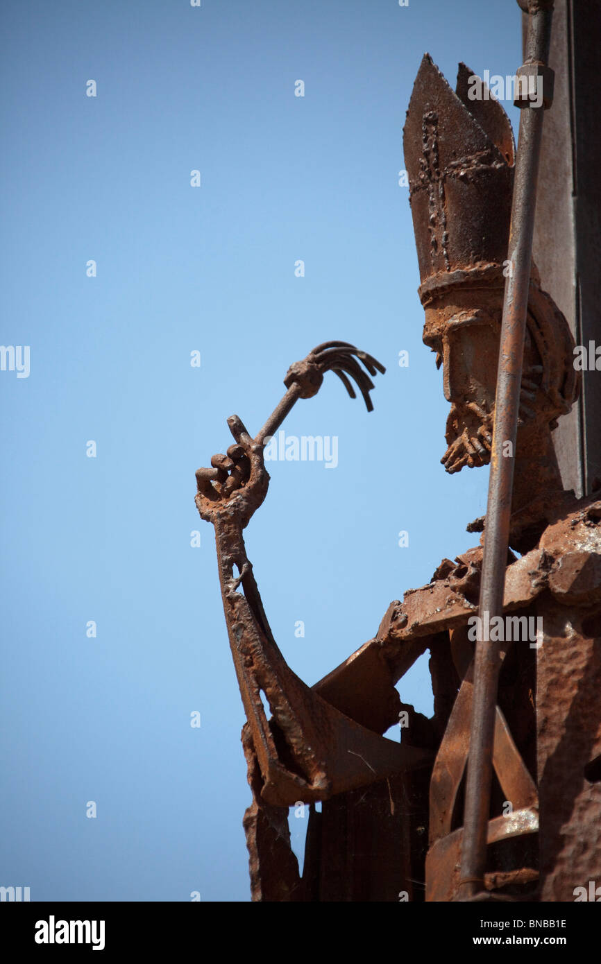 Statue de Don Quichotte de la Mancha (Don Quichotte) Espagnol caractère dans un roman de Miguel Cervantes. 106459 France10 Banque D'Images