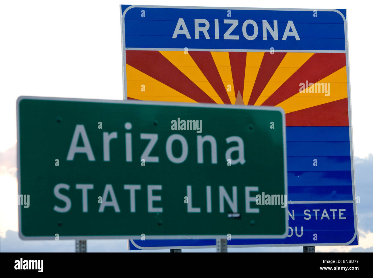 Arizona state line Banque de photographies et d’images à haute ...