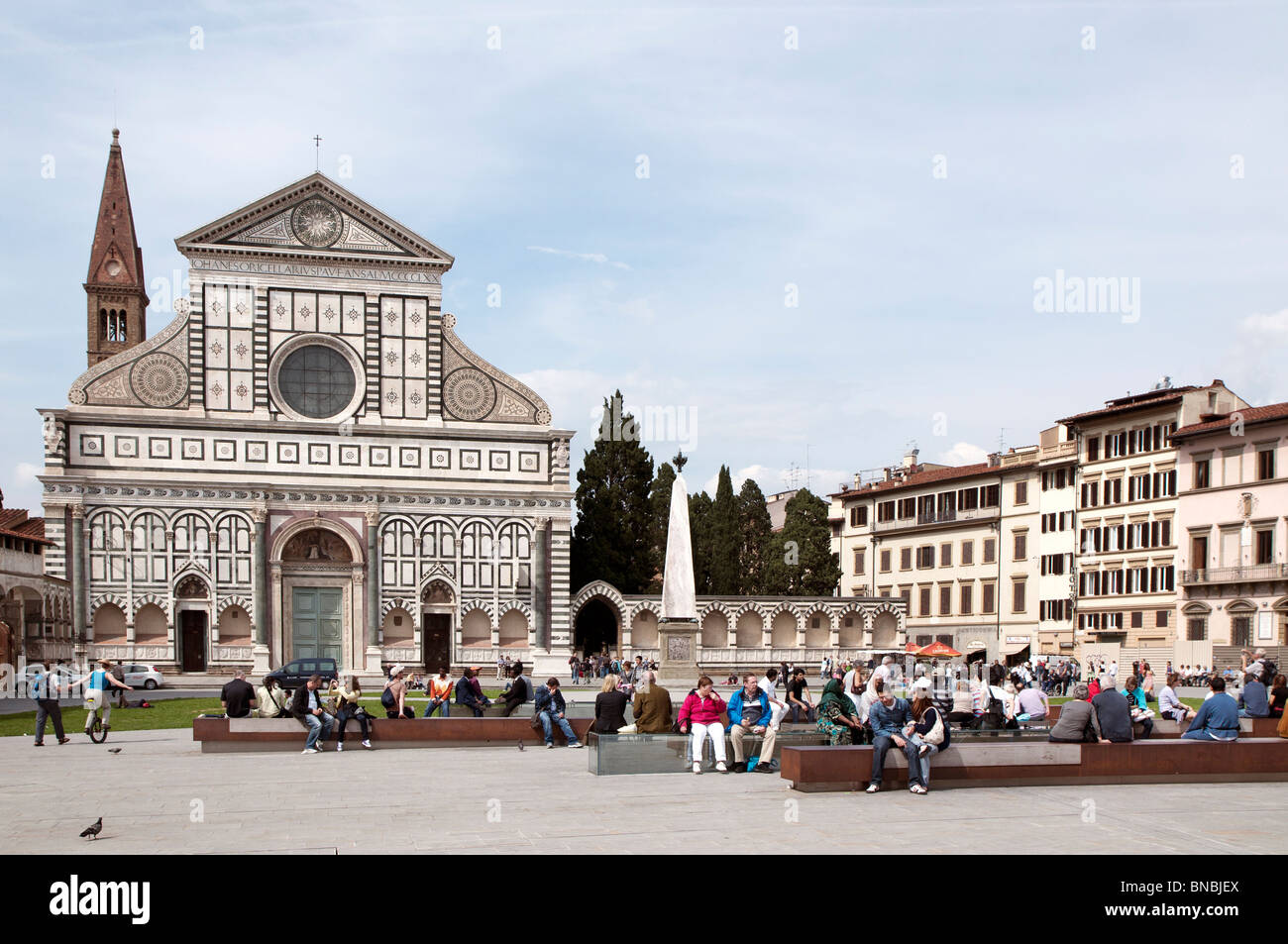 Basilica di Santa Maria Novella‎ Florence, Italie Banque D'Images