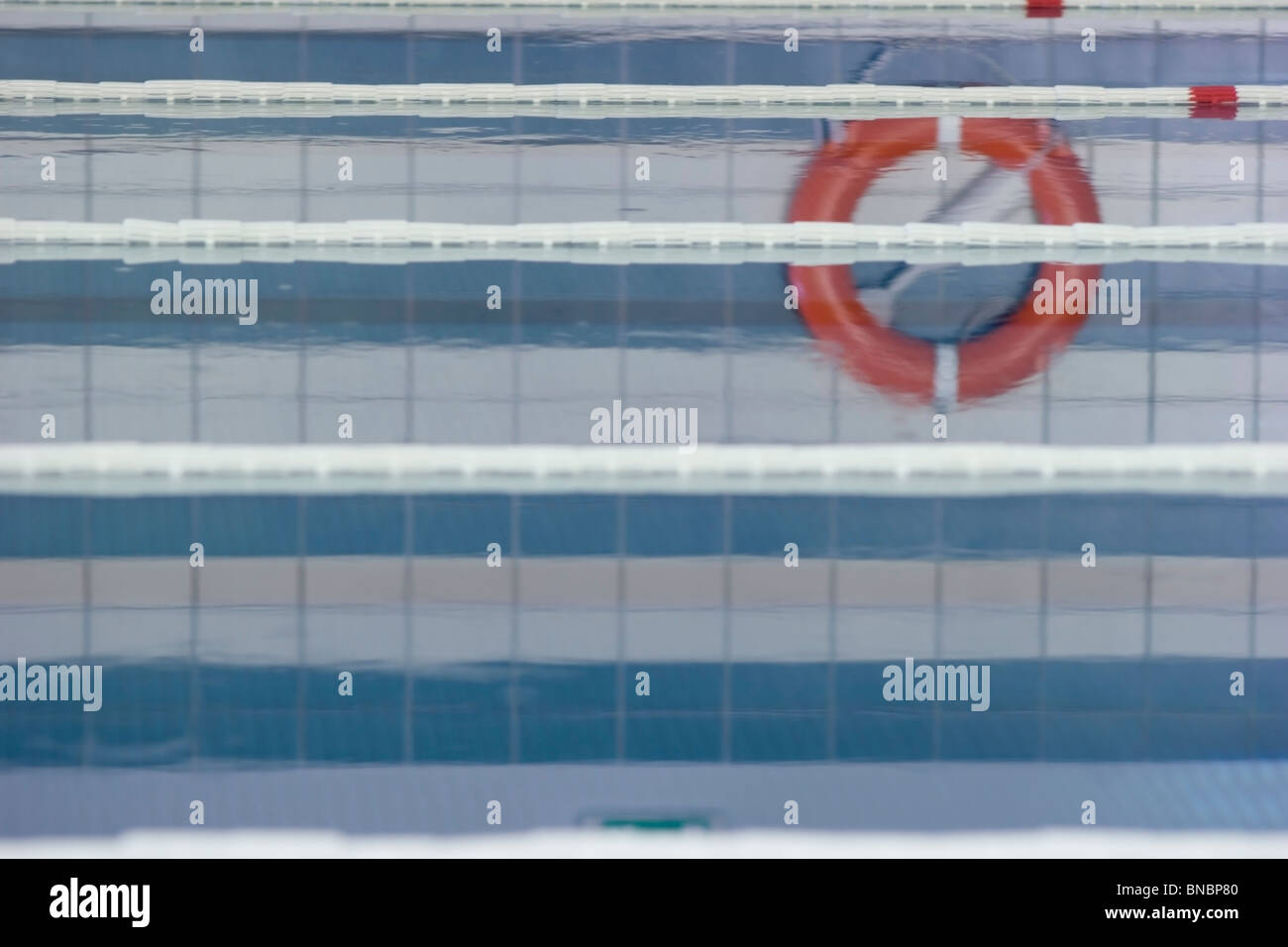 Bouée sur piscine Banque D'Images