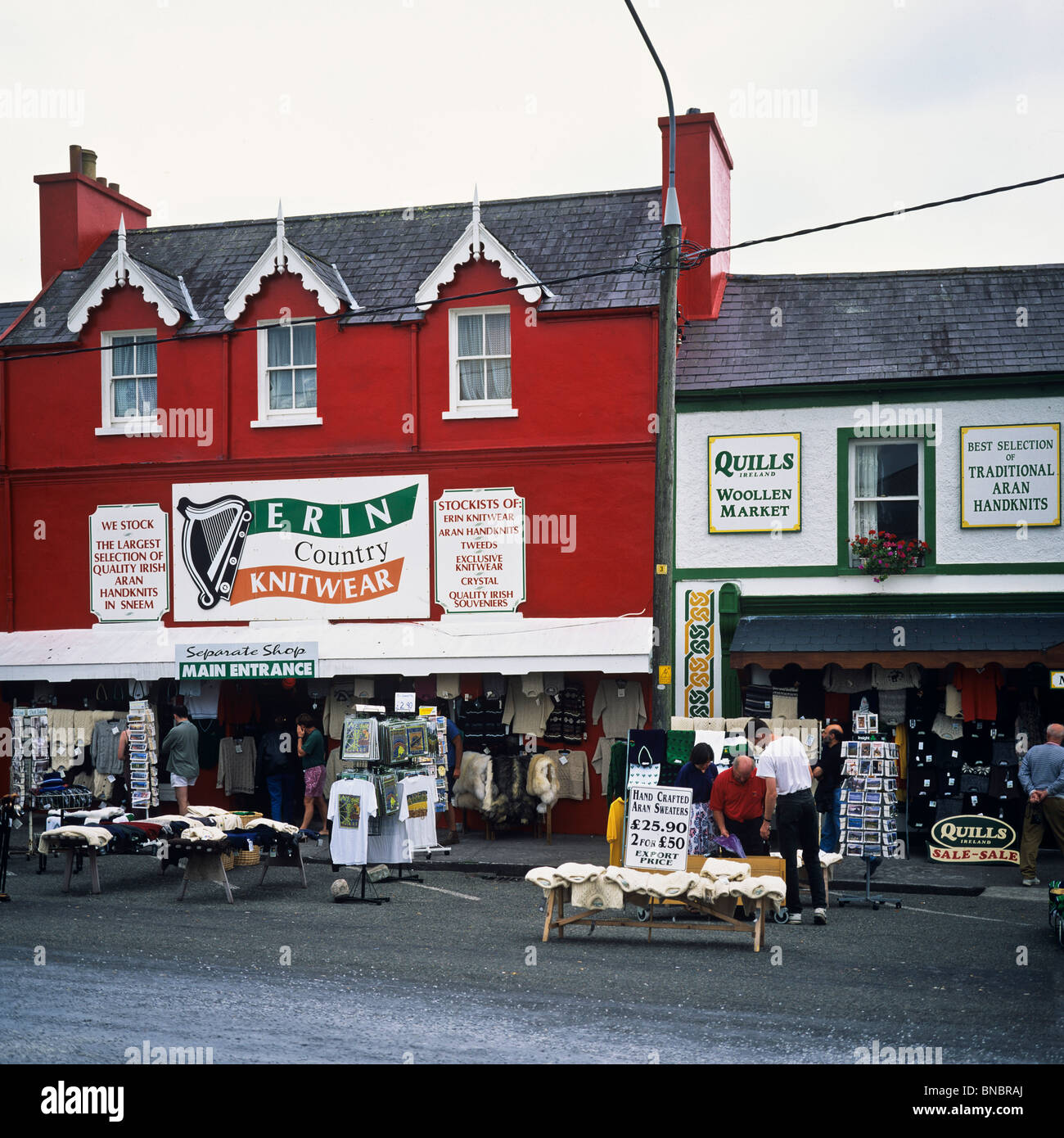 Pays d'ERIN KNITWEAR BOUTIQUES SNEEM Comté de Kerry Irlande Banque D'Images