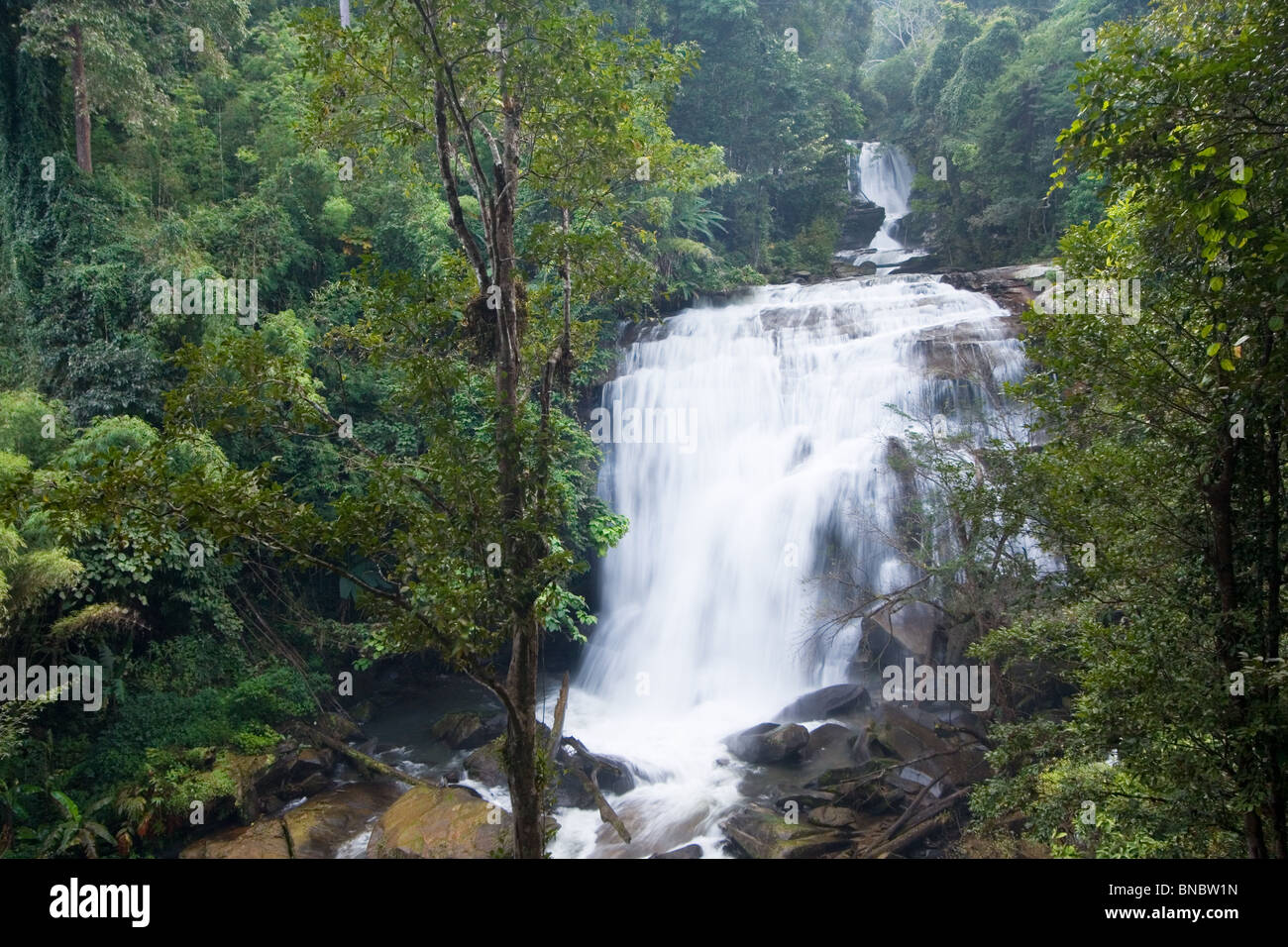 Siriphum (Sirithan) Cascade, parc national de Doi Inthanon, Thaïlande Banque D'Images