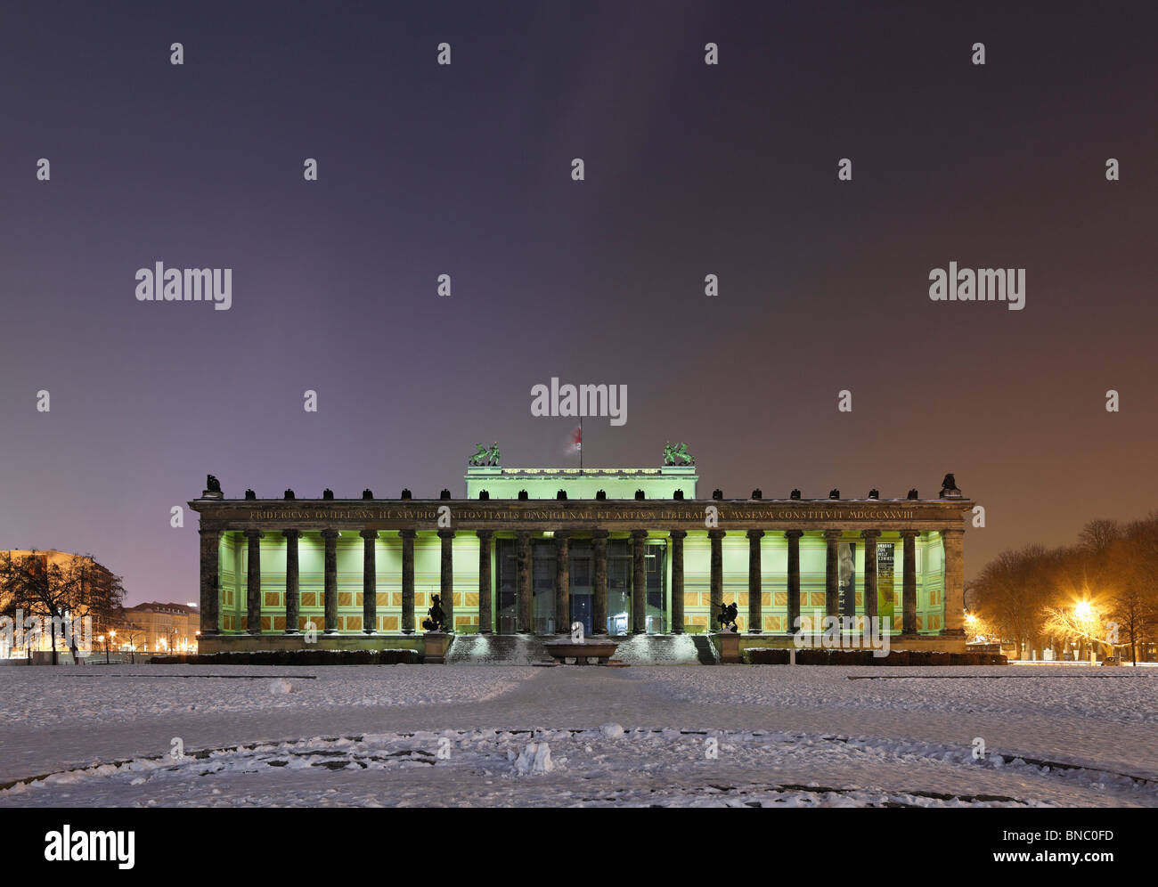 Ancien Musée de nuit Banque D'Images