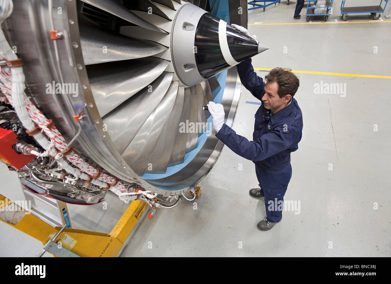 Rolls-Royce site de production des unités de propulsion des avions en Allemagne Banque D'Images