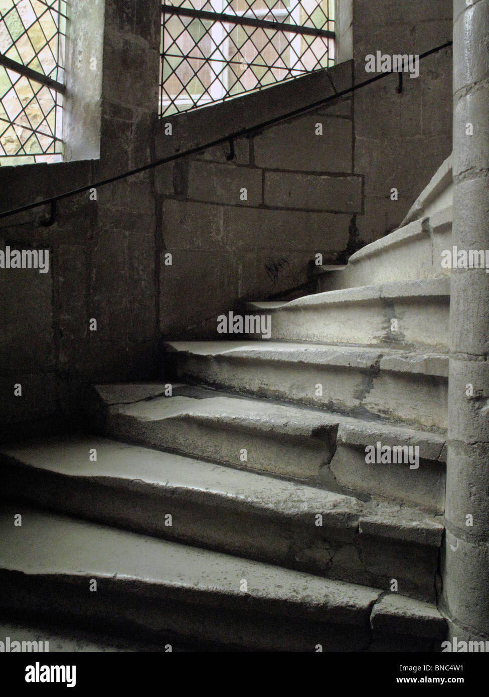escaliers en spirale Banque D'Images