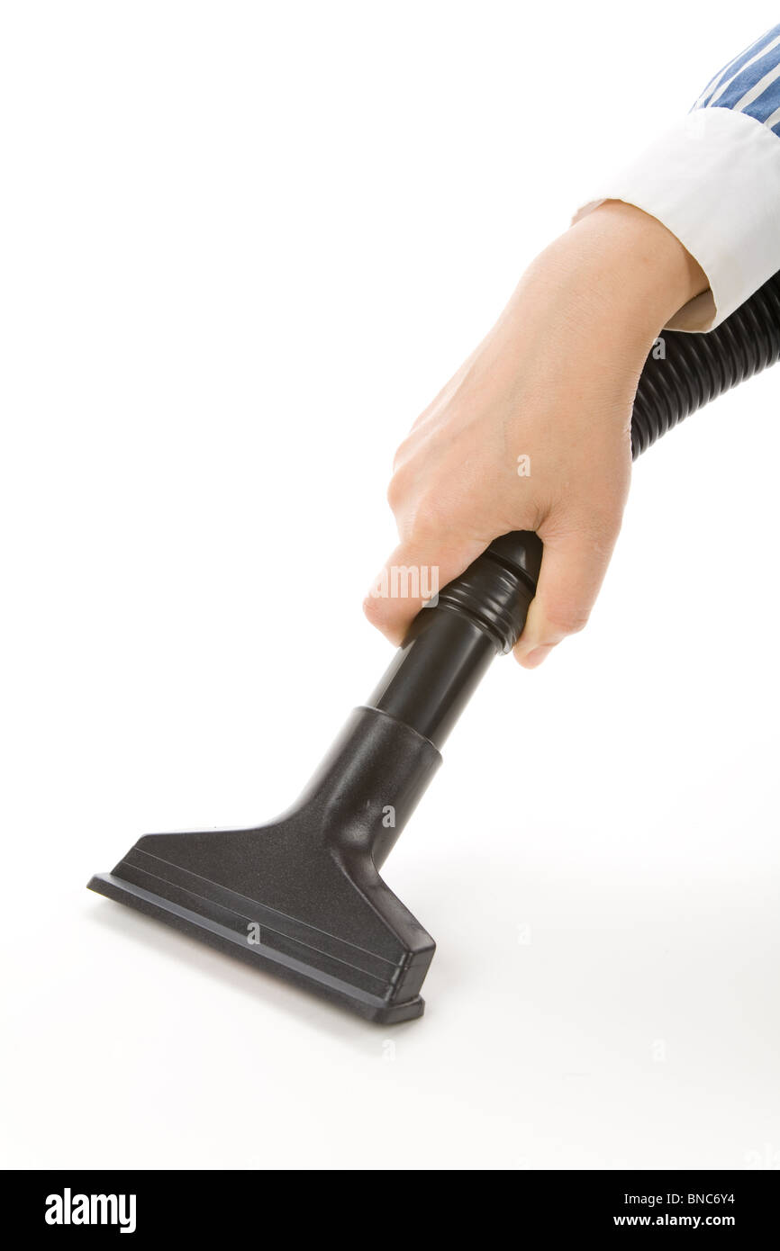 Aspirateur avec tube ondulé Banque D'Images