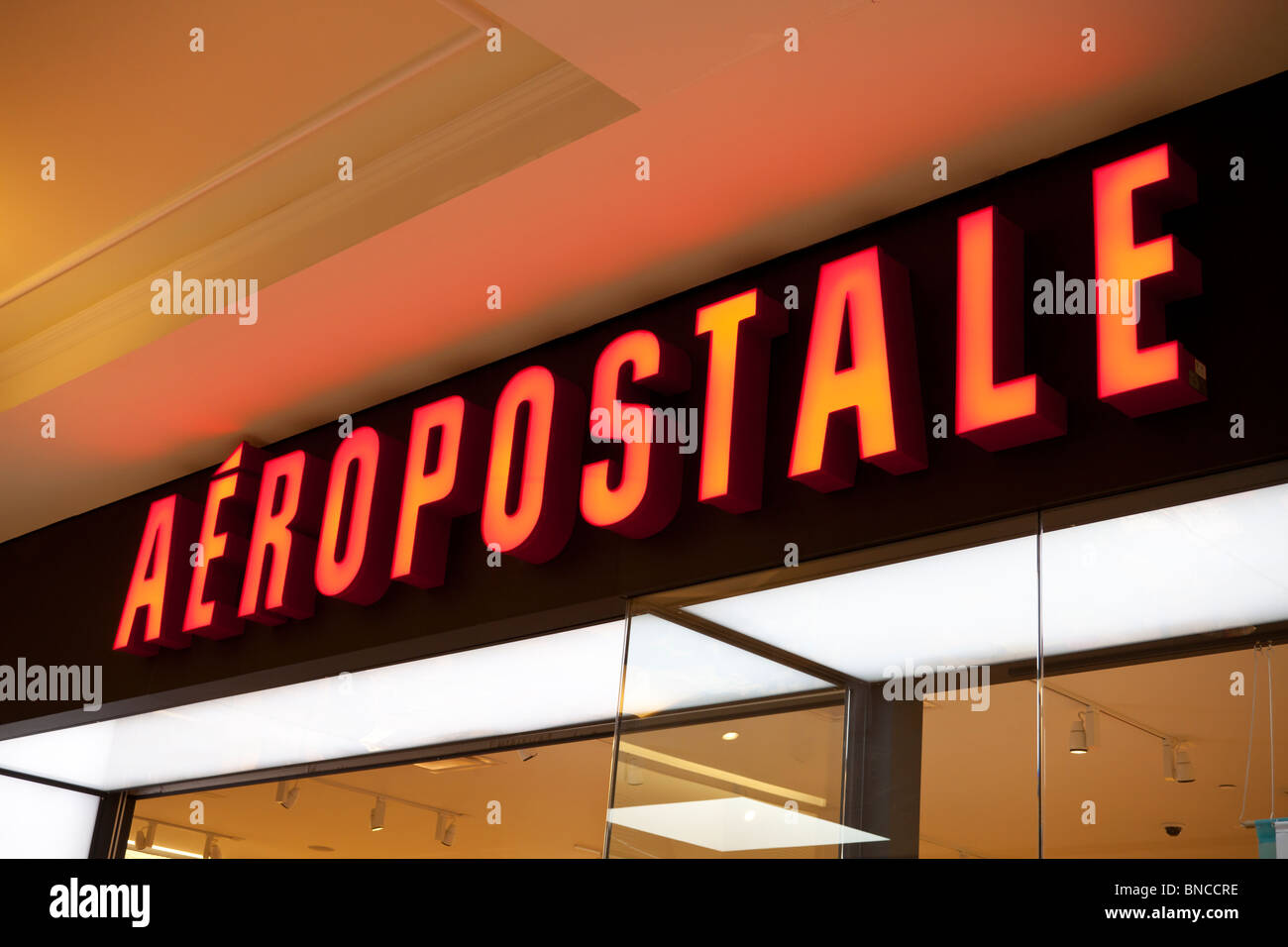Aeropostale store, King of Prussia Mall, près de Philadelphie, PA, USA Banque D'Images