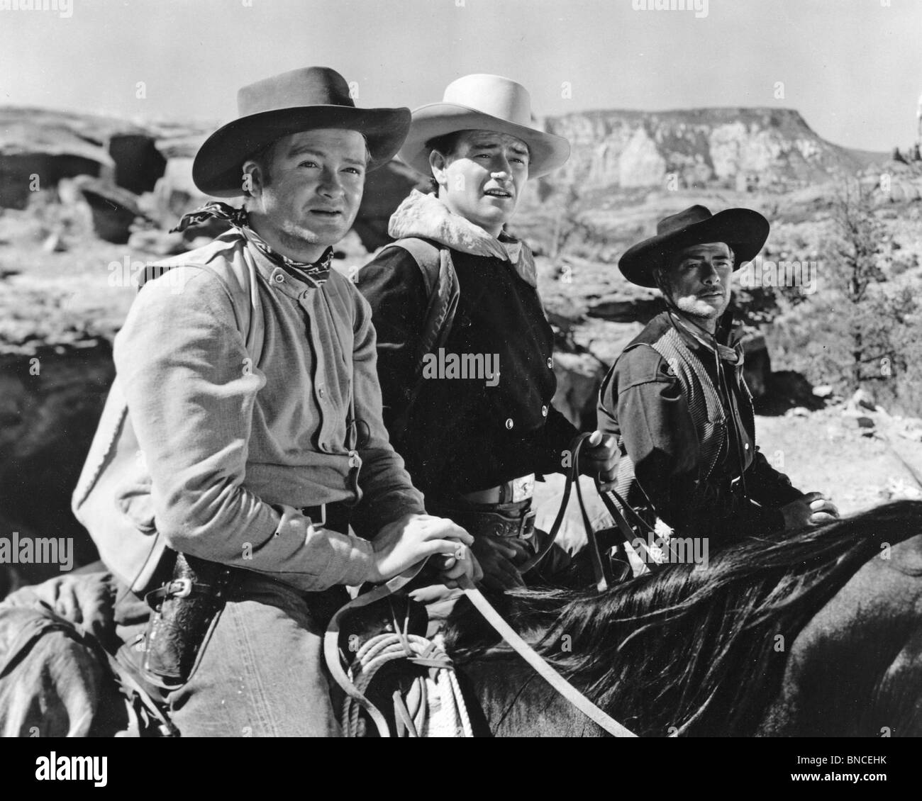 Ange et l'BADMAN 1946 Republic Pictures film avec John Wayne de stetson blanc Banque D'Images