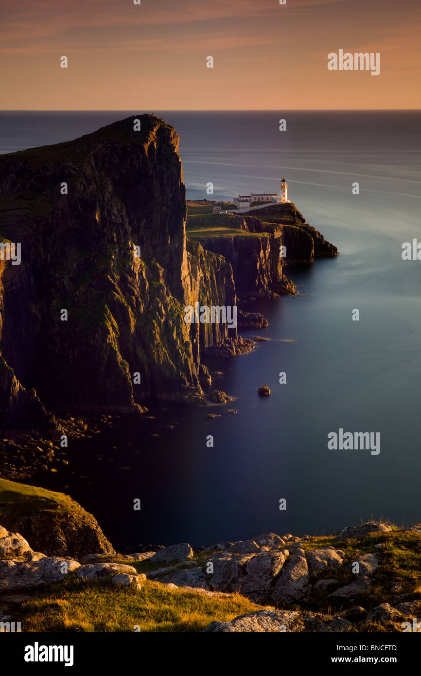 Neist Point, île de Skye, Écosse, Hébrides intérieures. Banque D'Images
