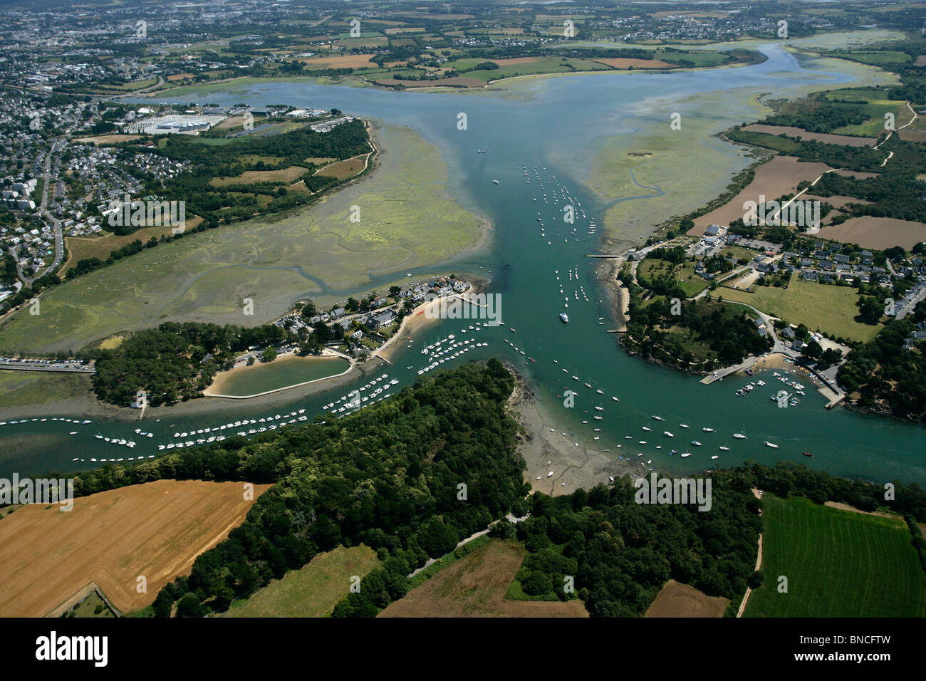 Golfe du Morbihan Banque D'Images